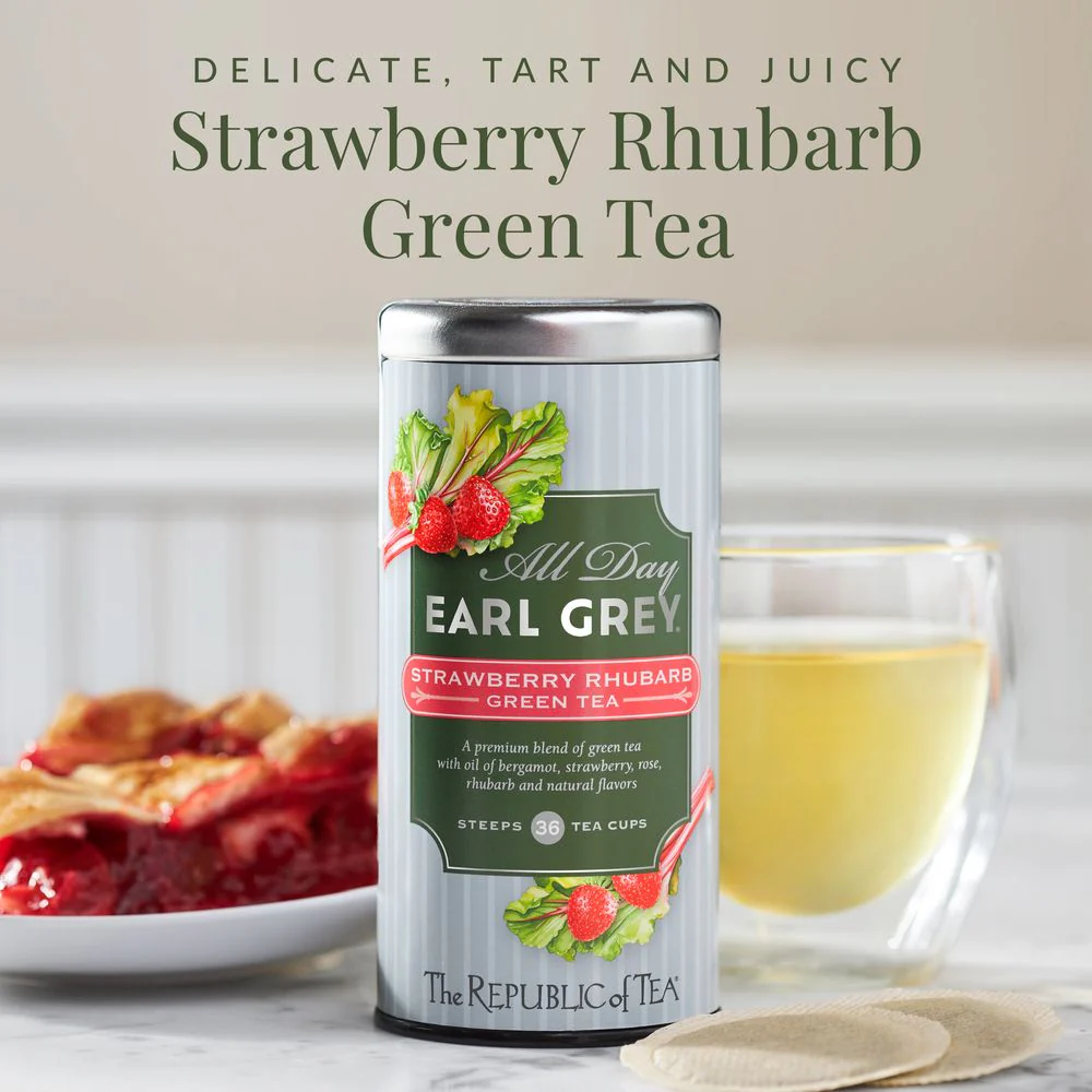 All Day Earl Grey® Strawberry Rhubarb Green Tea - Bulk - Image 2