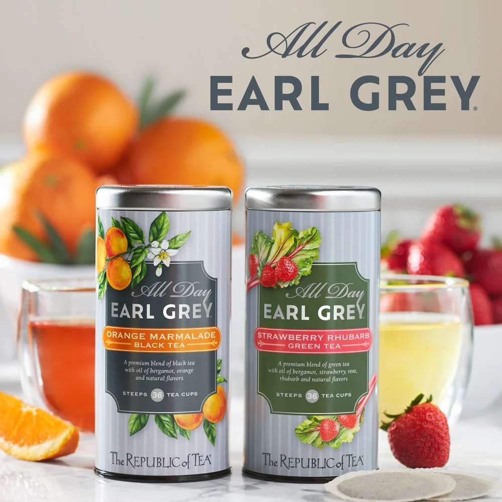 All Day Earl Grey® Strawberry Rhubarb Green Tea - Bulk - Image 5