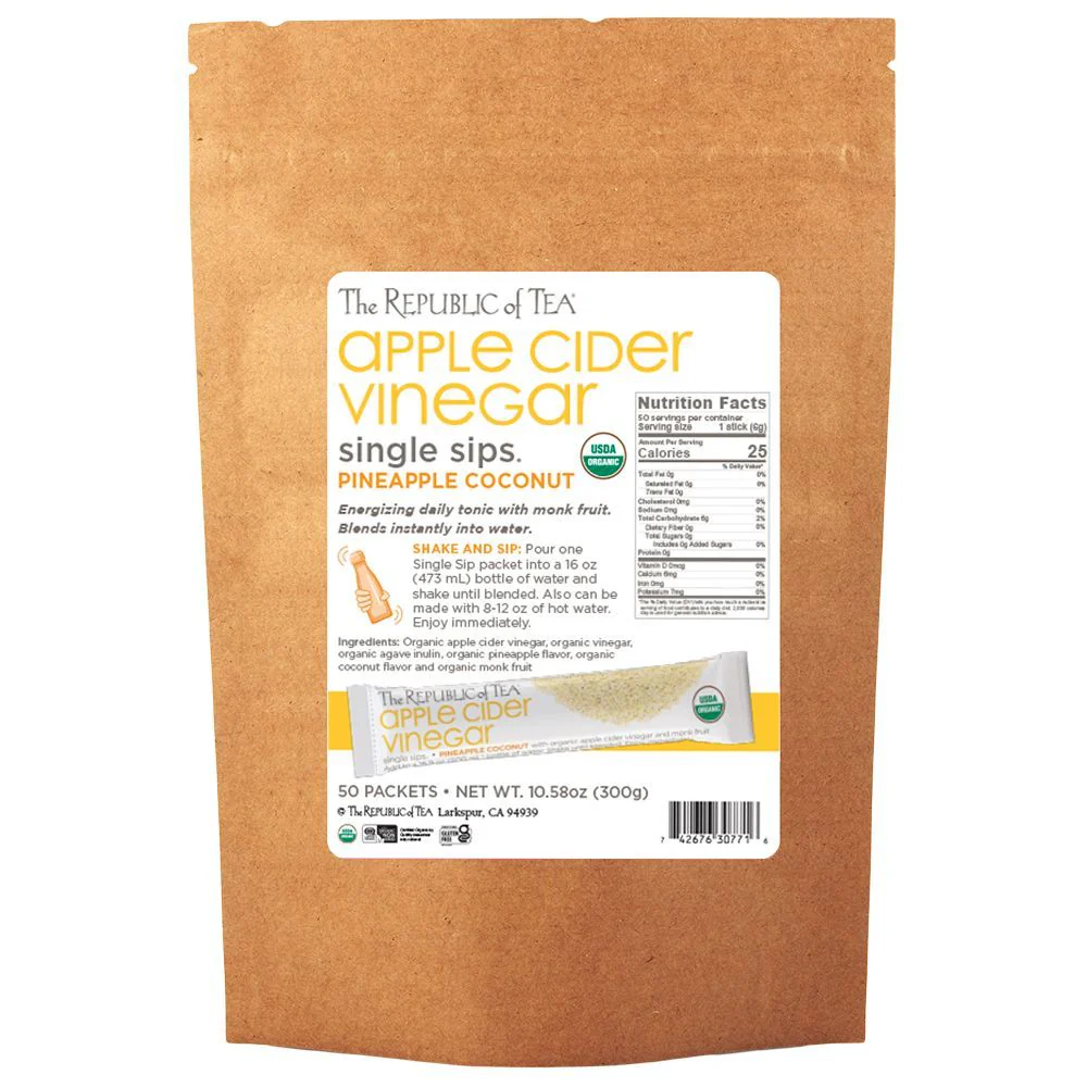 Apple Cider Vinegar Pineapple Coconut Single Sips® - Image 6