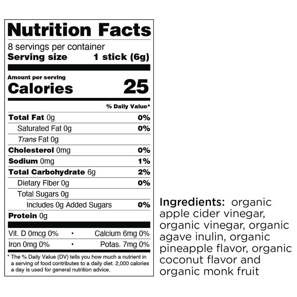 Apple Cider Vinegar Pineapple Coconut Single Sips® - Image 4