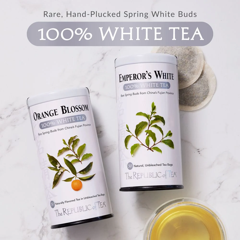 Asian Jasmine 100% White Tea Bags - Image 5