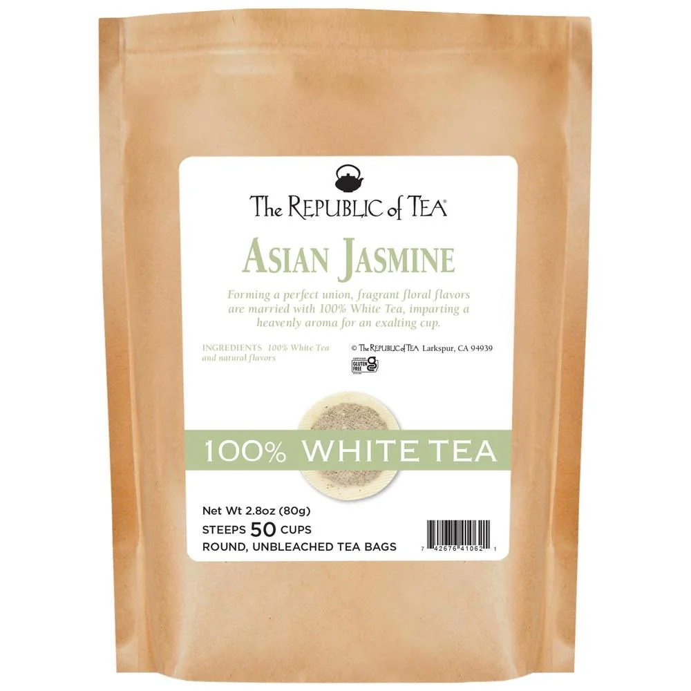 Asian Jasmine 100% White Tea Bags - Image 9