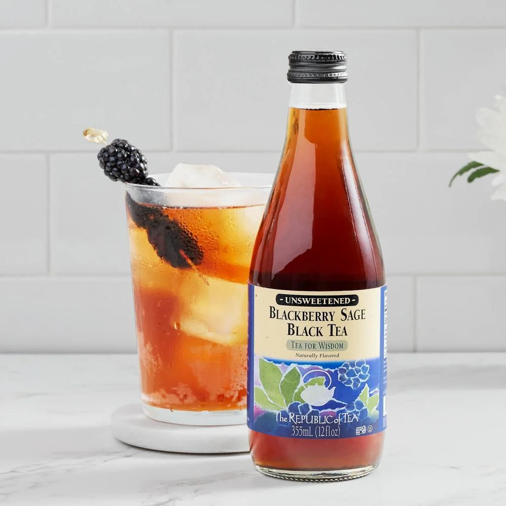 Blackberry Sage Black Iced Tea - 12 oz - Image 2