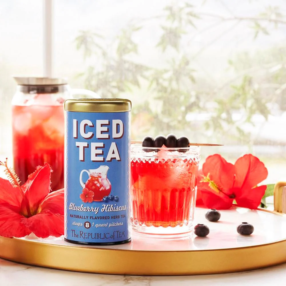 Blueberry Hibiscus Iced Tea - Image 2