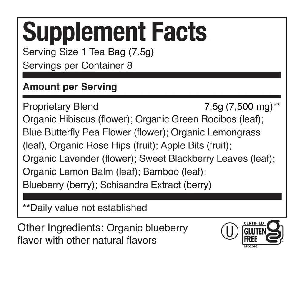 Blueberry Lavender Daily Beauty Iced Tea Pouches - Image 3