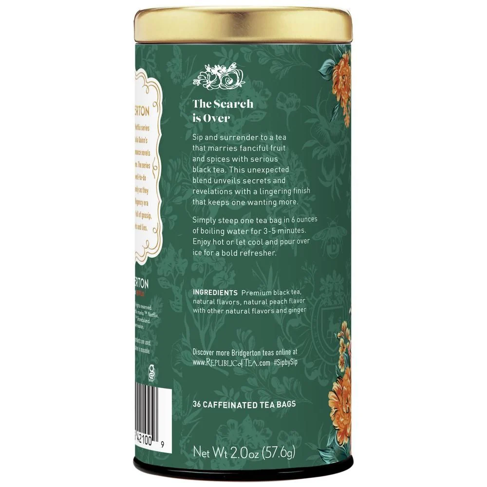 Bridgerton Colin & Penelope Ginger Peach Vanilla Tea - Image 10