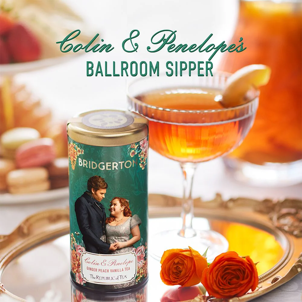 Bridgerton Colin & Penelope Ginger Peach Vanilla Tea - Image 2