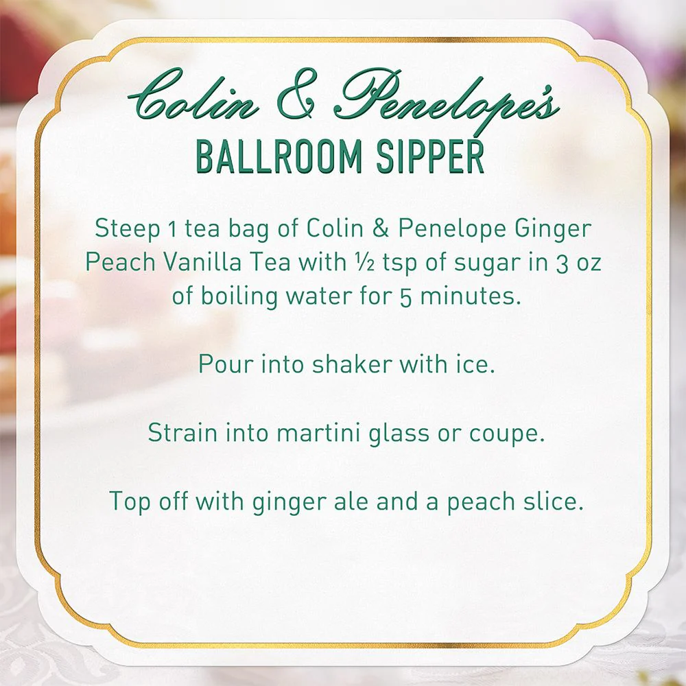Bridgerton Colin & Penelope Ginger Peach Vanilla Tea - Image 3