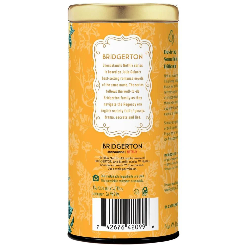 Bridgerton Eloise Lemon Mint Black Tea - Image 9