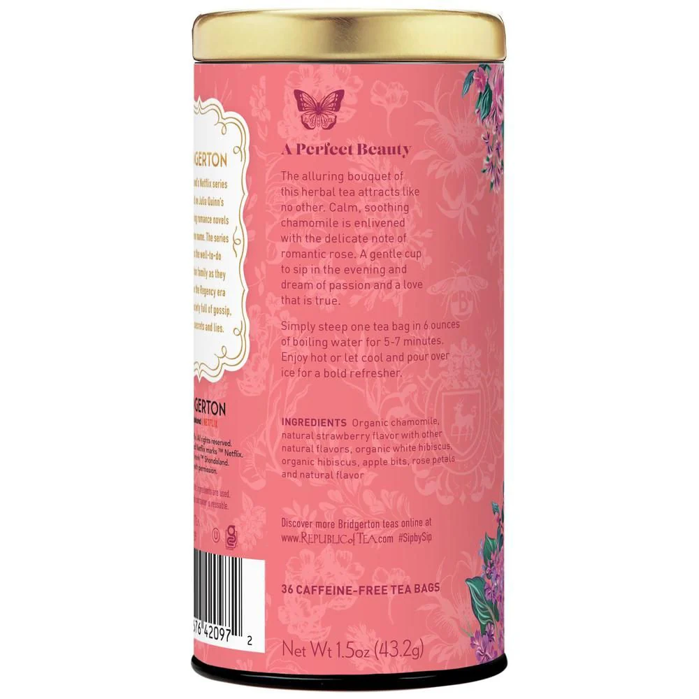 Bridgerton Francesca Rose Chamomile Tea - Image 10