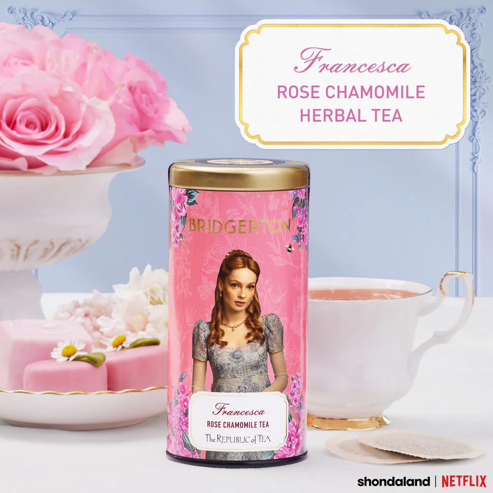 Bridgerton Francesca Rose Chamomile Tea - Image 4
