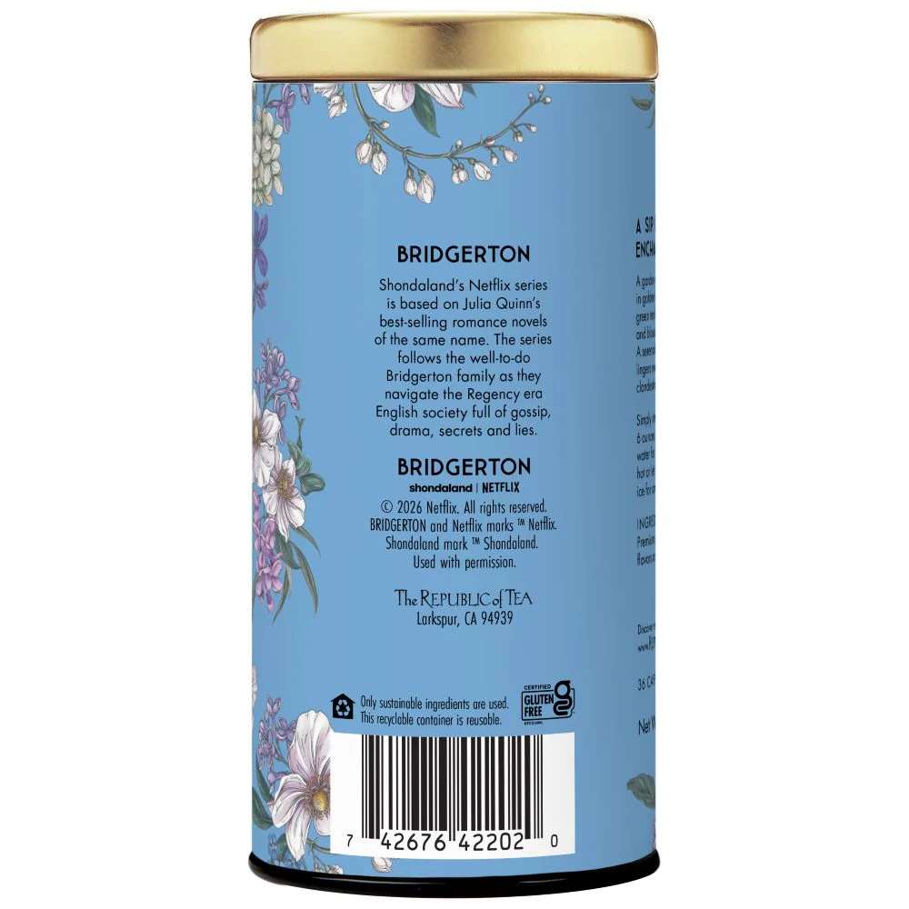 Bridgerton Sophie & Benedict Love in Bloom Green Tea - Image 4