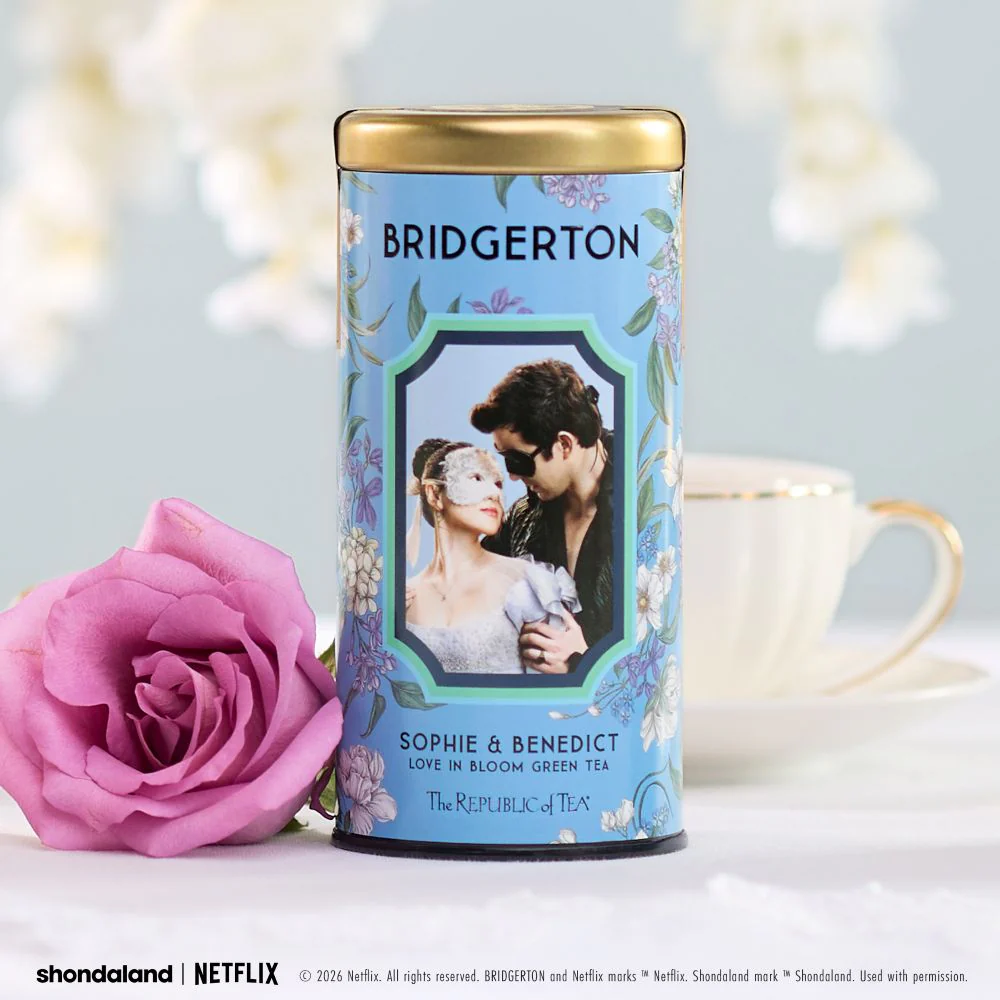 Bridgerton Sophie & Benedict Love in Bloom Green Tea - Image 5
