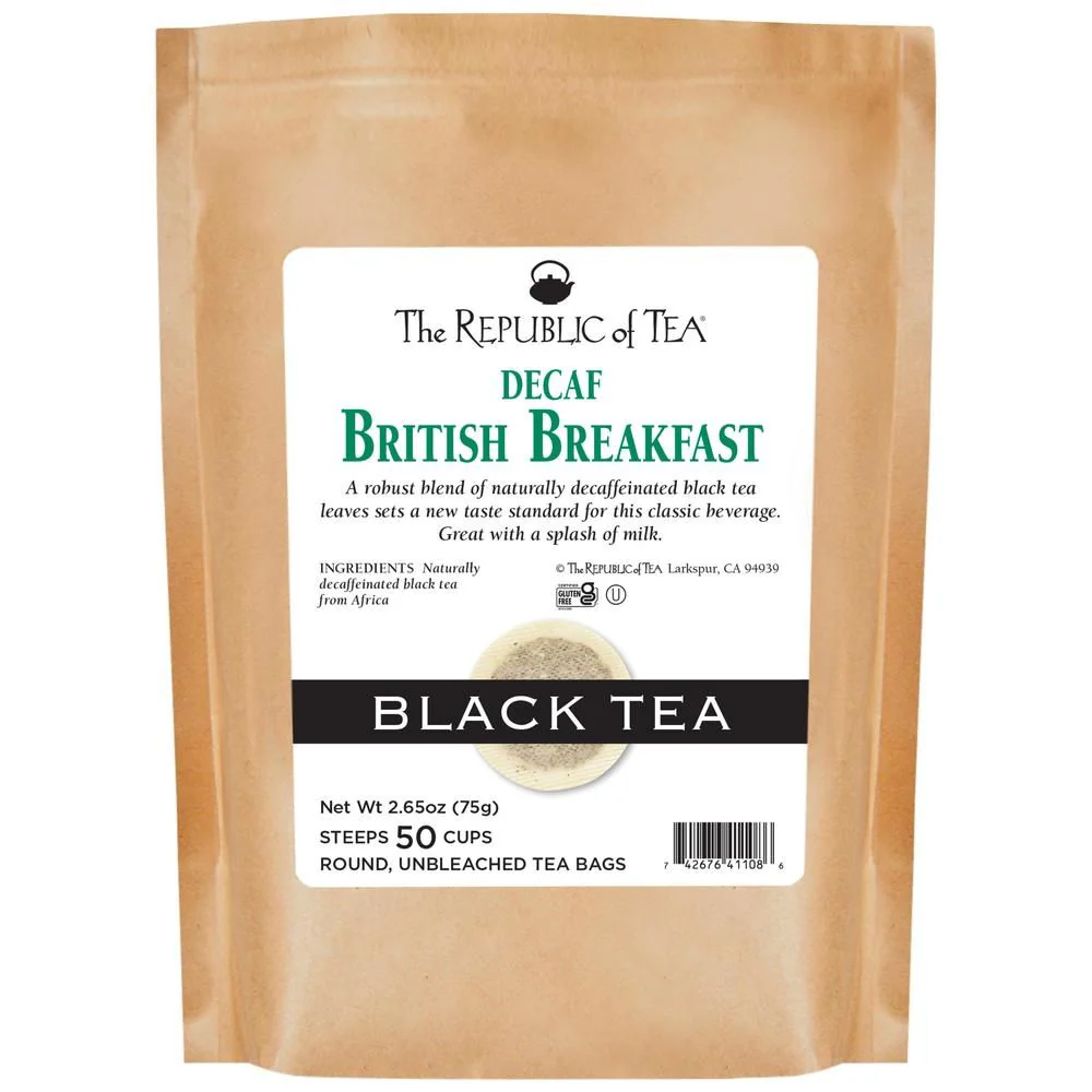 Decaf British Breakfast Black Tea Bags - Image 3