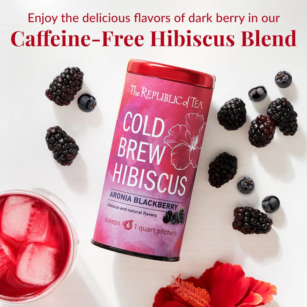 Cold Brew Hibiscus Aronia Blackberry Iced Tea Pouches - Image 4