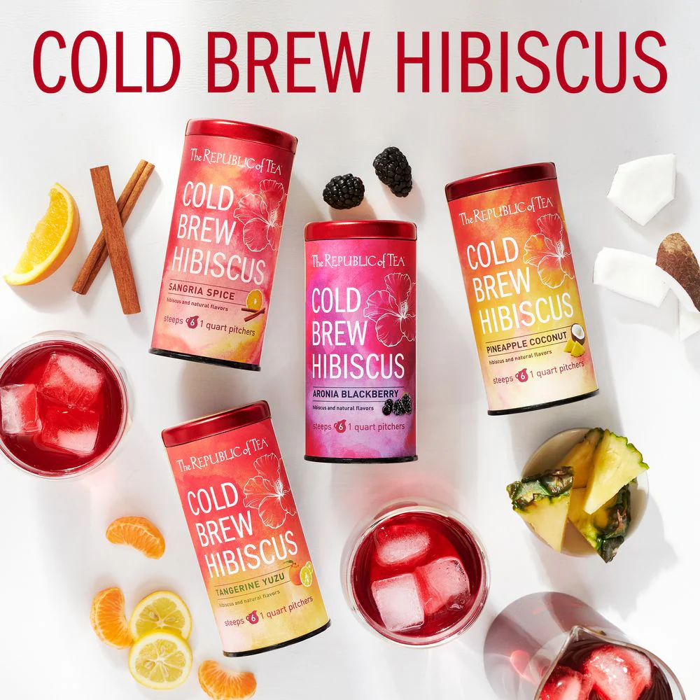 Cold Brew Hibiscus Pineapple Coconut Iced Tea Pouches - Image 5