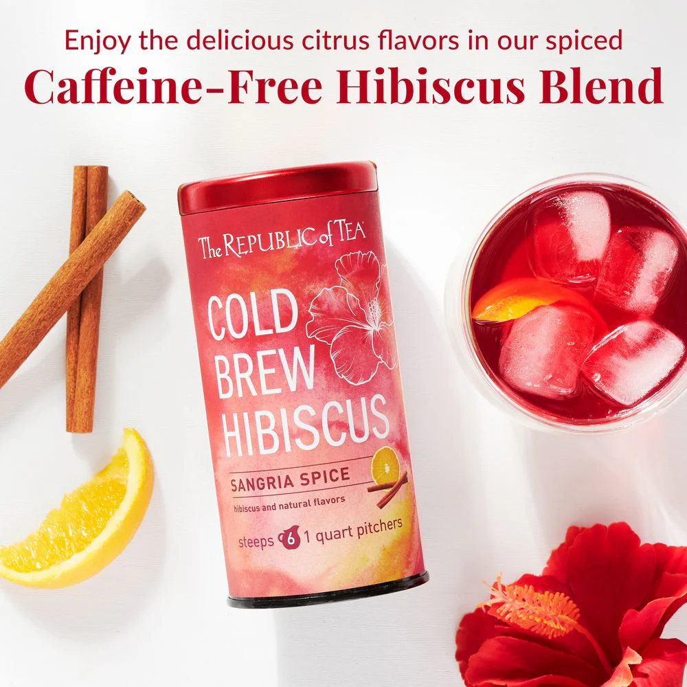 Cold Brew Hibiscus Sangria Spice Iced Tea Pouches - Image 3