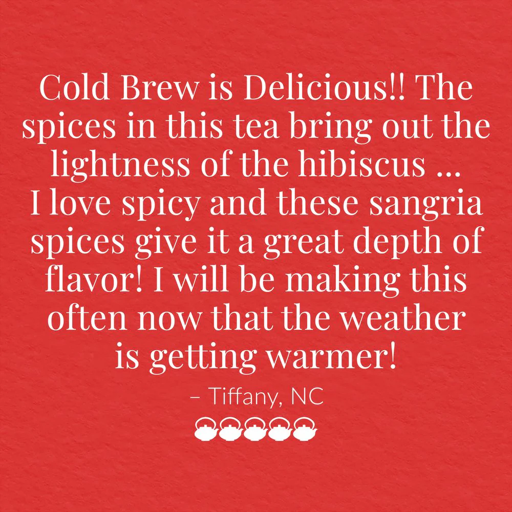 Cold Brew Hibiscus Sangria Spice Iced Tea Pouches - Image 7