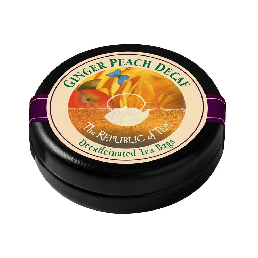 Decaf Ginger Peach Black Tea Bags - Image 9