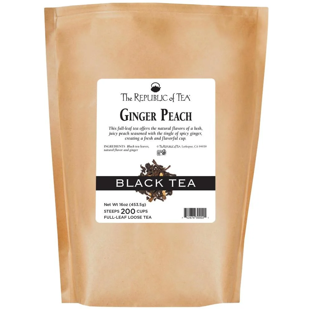 Ginger Peach Black Full-Leaf Tea - Image 5