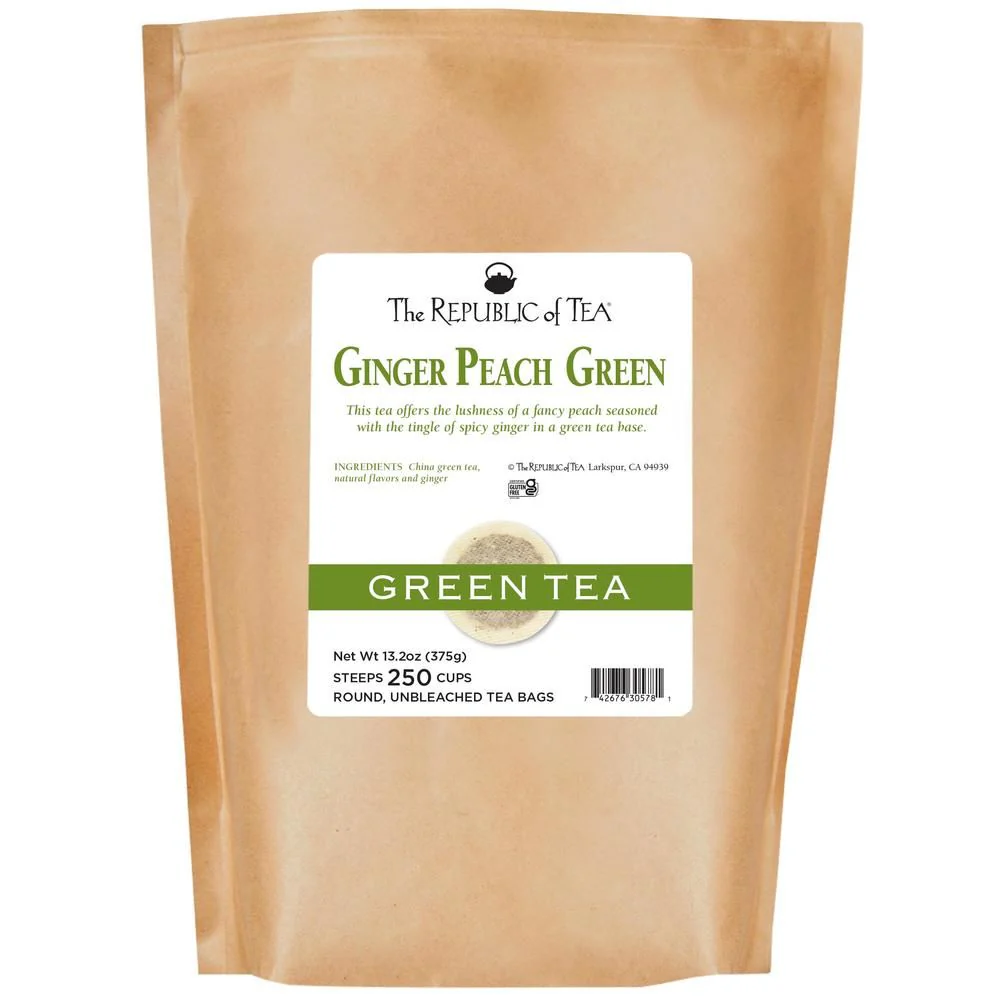 Ginger Peach Green Tea Bags - Image 4