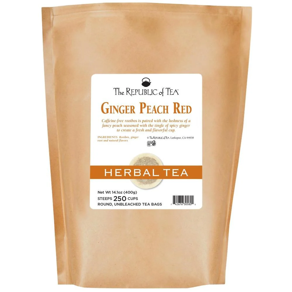Ginger Peach Red Tea Bags - Image 3