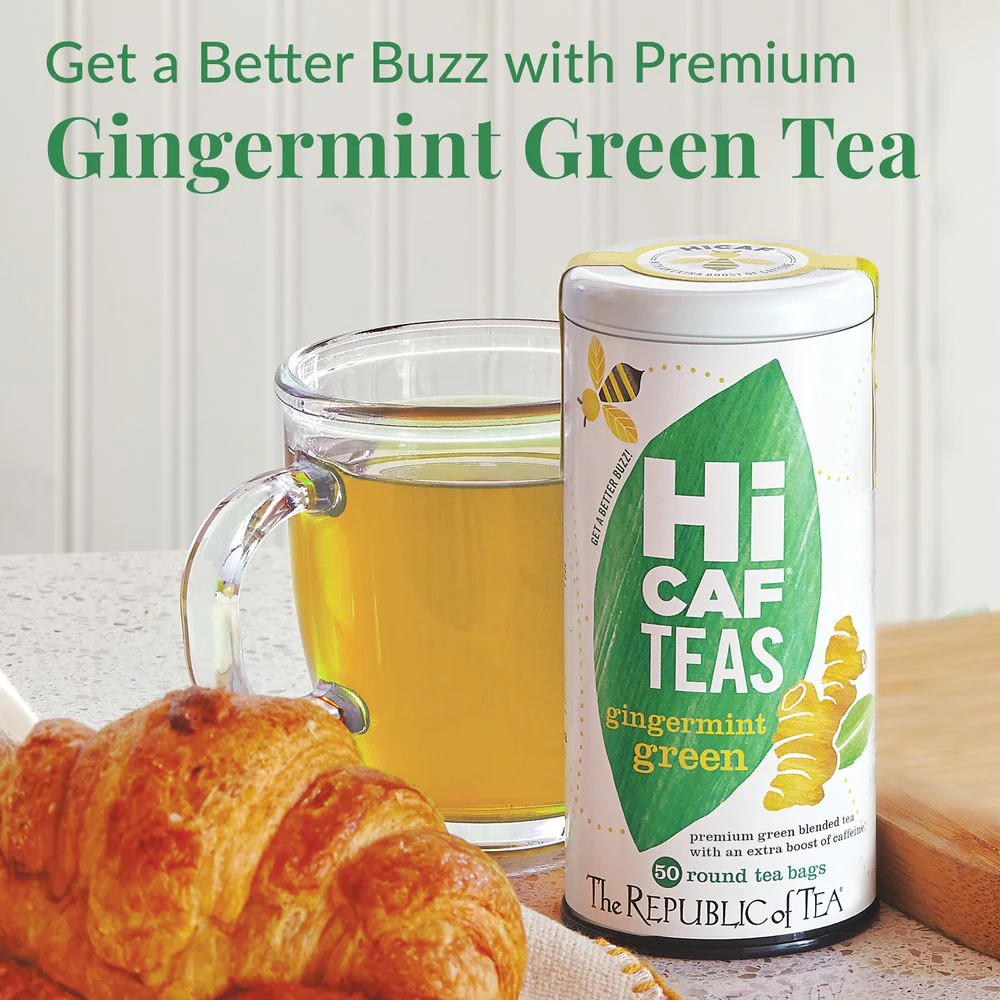 HiCAF® Gingermint Green Tea Bags - Image 2