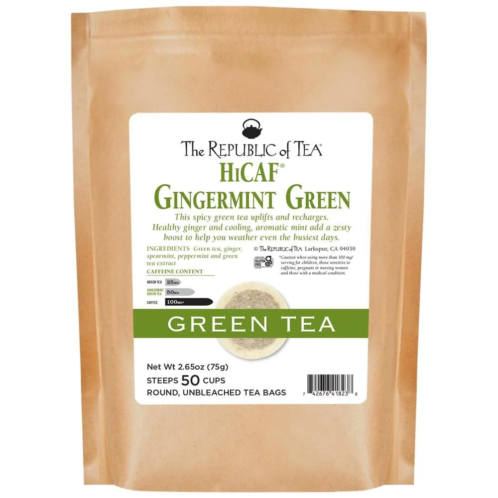 HiCAF® Gingermint Green Tea Bags - Image 9