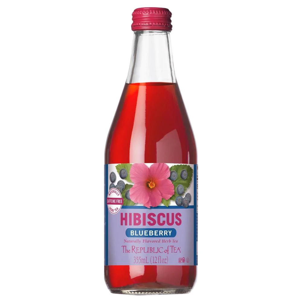 Blueberry Hibiscus Bottled Iced Tea - 12 oz - Image 4