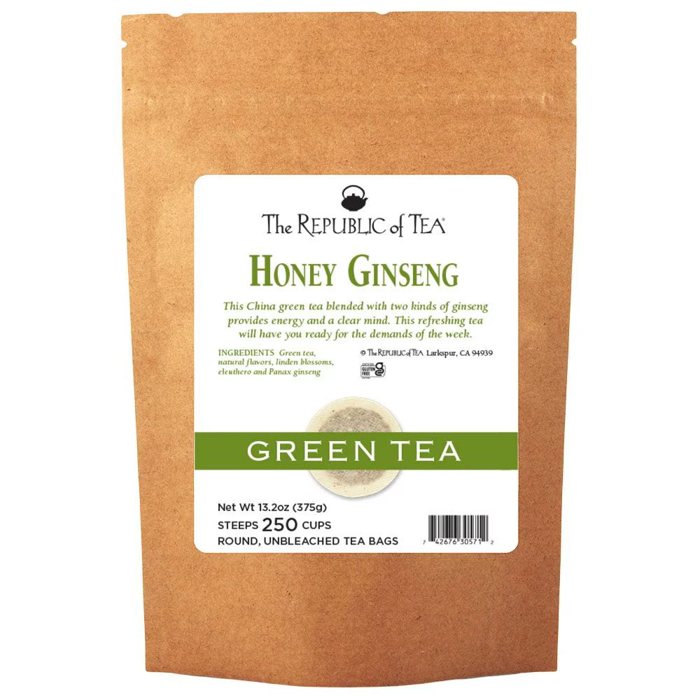 Honey Ginseng Green Tea Bags - Image 6