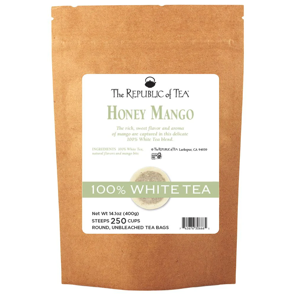 Honey Mango 100% White Tea Bags - Image 9