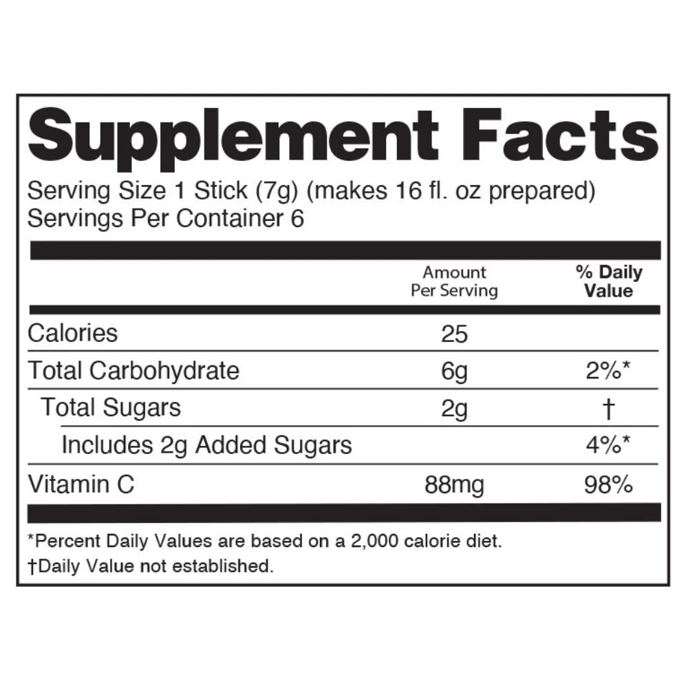 Immunity Nectarine Honey Orangeade Single Sips® - 1 Packet - Image 3