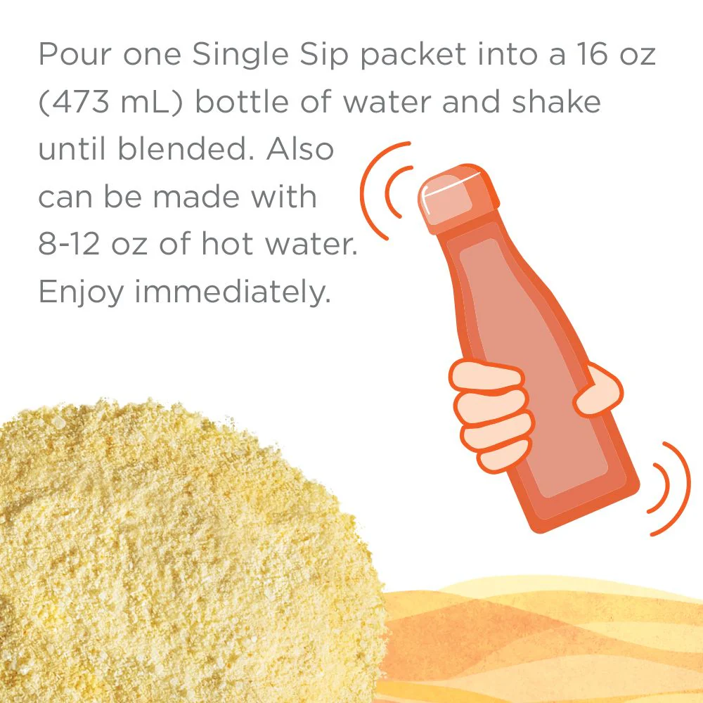 Immunity Nectarine Honey Orangeade Single Sips® - 1 Packet - Image 4