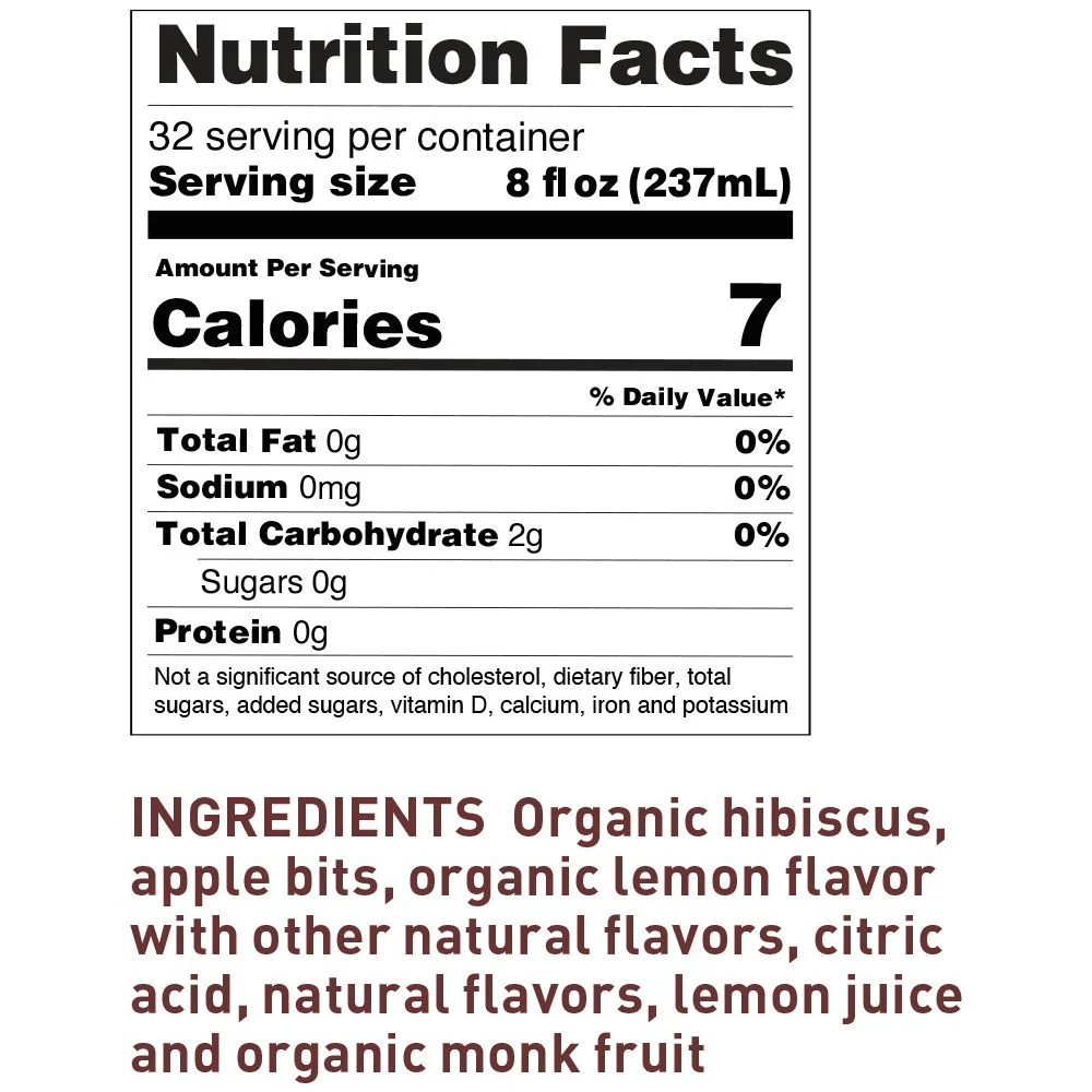 Keto-Friendly Sweet Hibiscus Lemonade Herbal Tea - Image 3