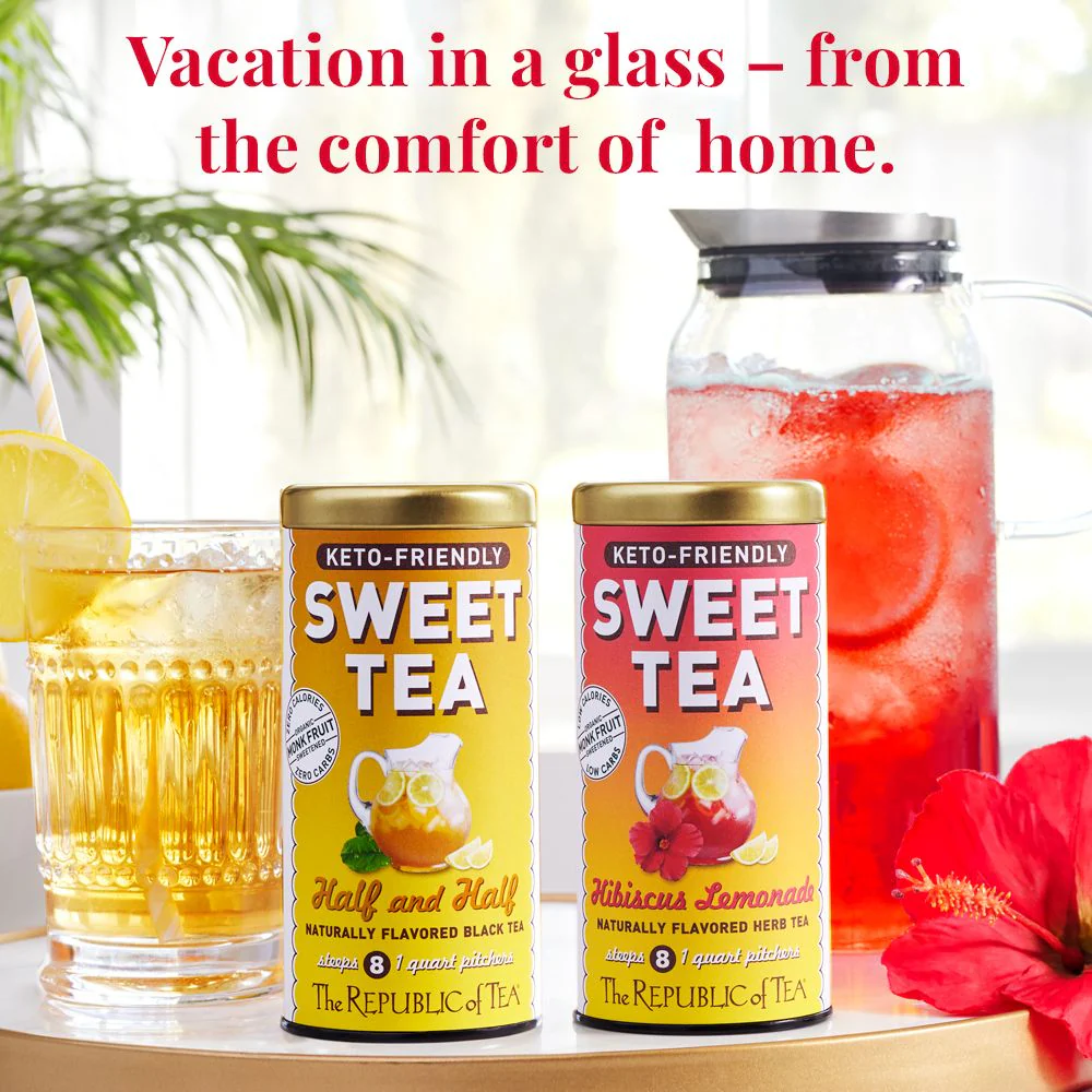 Keto-Friendly Sweet Hibiscus Lemonade Herbal Tea - Image 4
