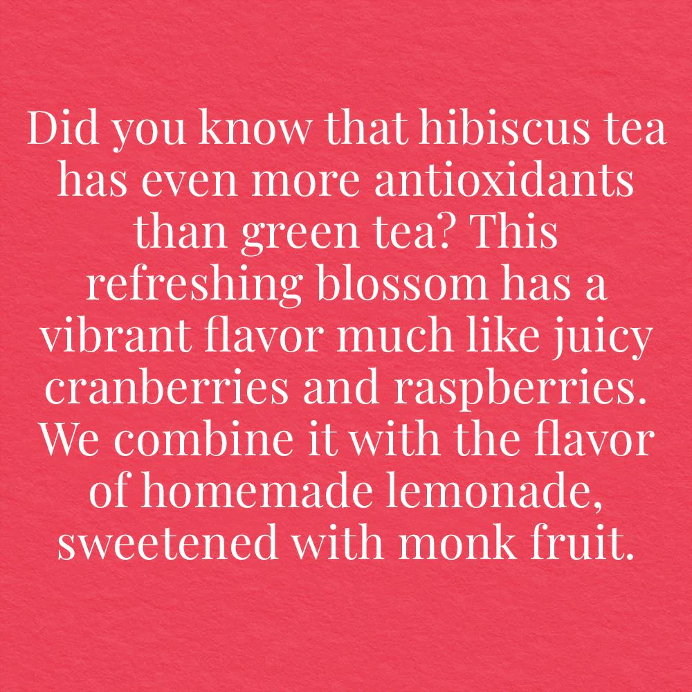 Keto-Friendly Sweet Hibiscus Lemonade Herbal Tea - Image 6