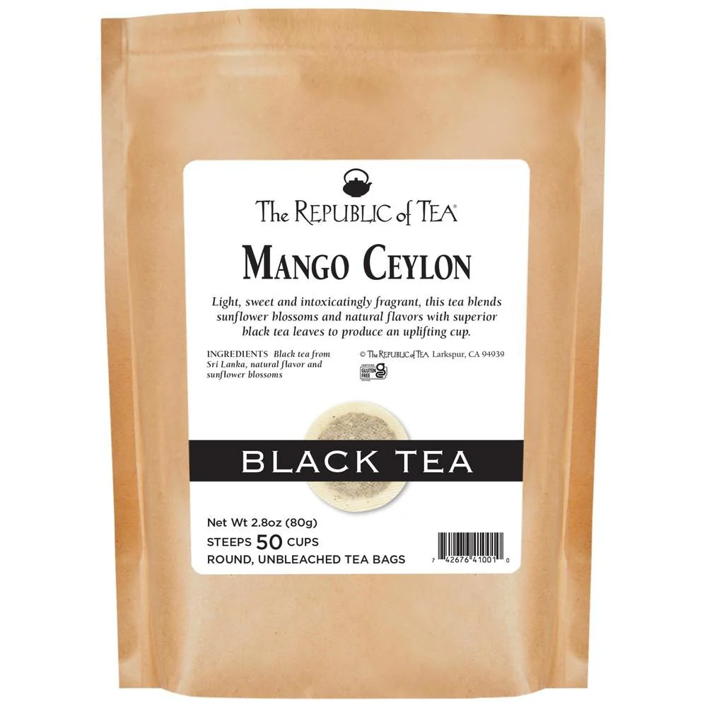 Mango Ceylon Black Tea Bags - Image 5