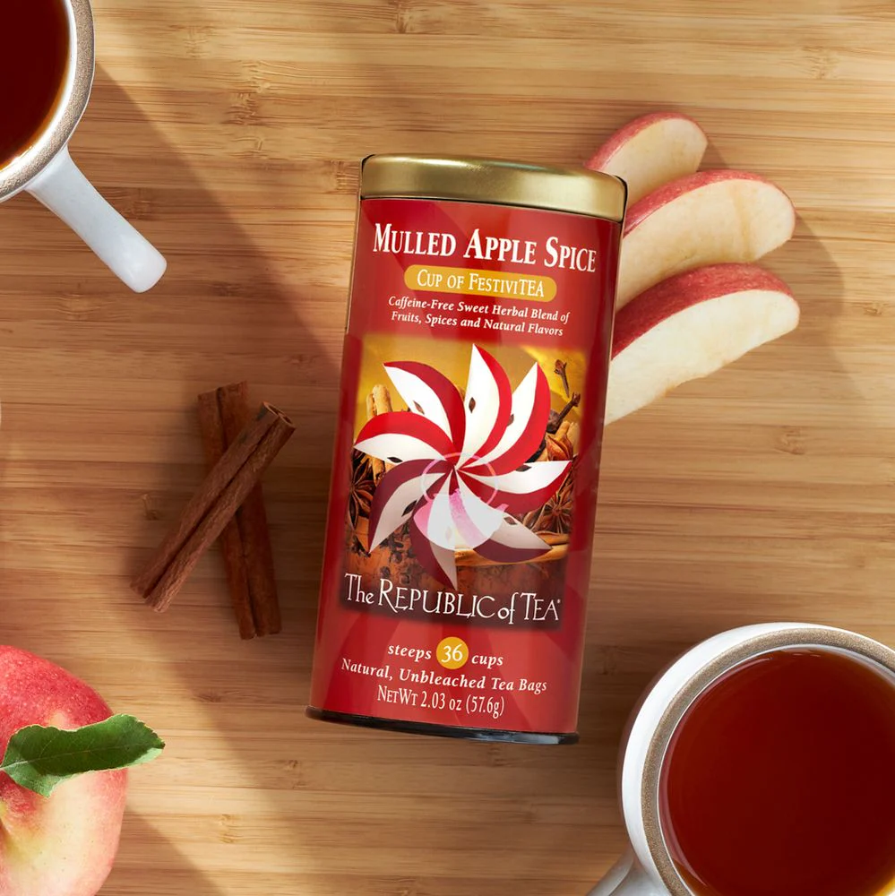 Mulled Apple Spice Herbal Tea Bags - Image 2