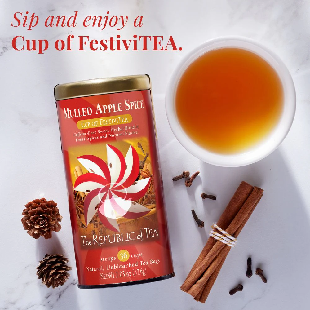 Mulled Apple Spice Herbal Tea Bags - Image 3