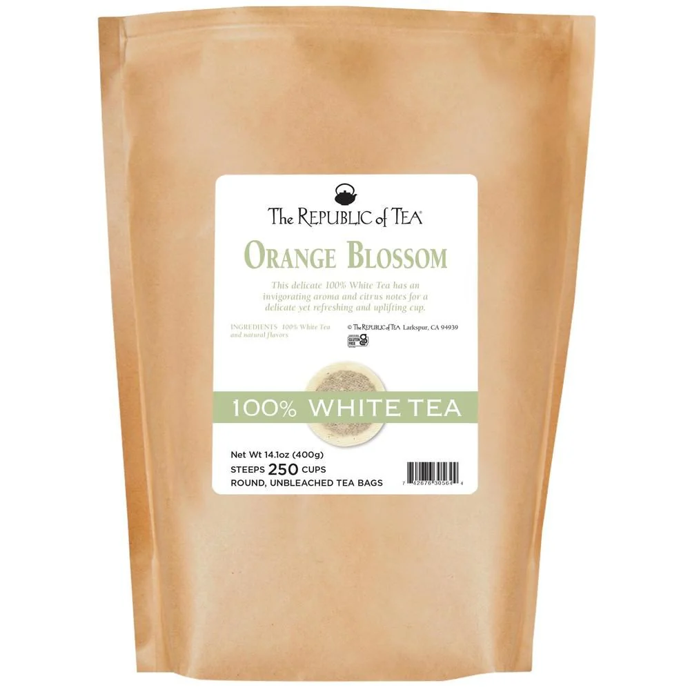Orange Blossom 100% White Tea Bags - Image 10