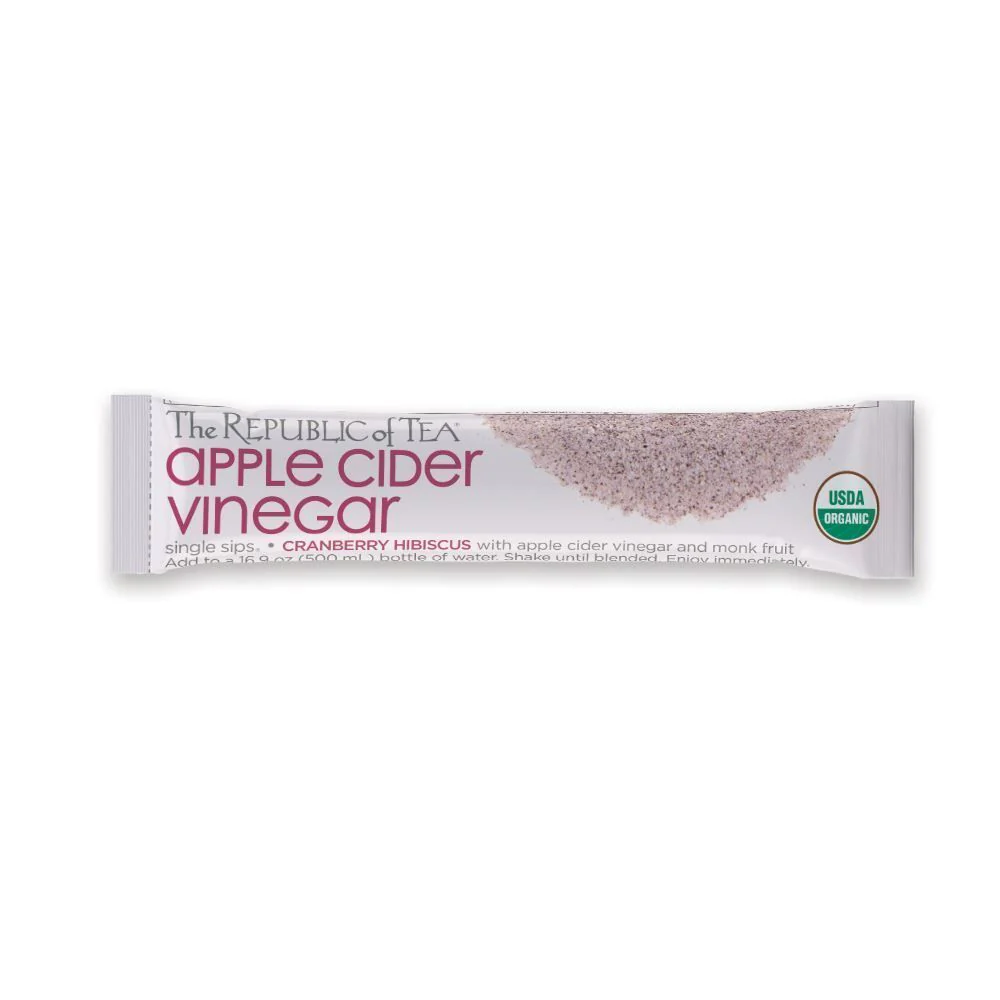 Organic Apple Cider Vinegar Cranberry Hibiscus Single Sips® - 1 Packet