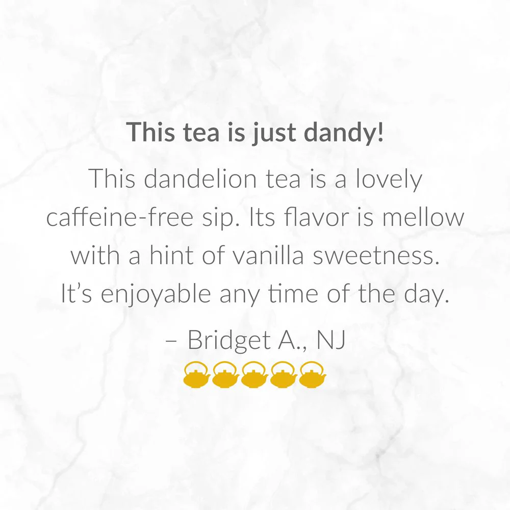 Organic Dandelion SuperHerb® Tea Bags - Image 7