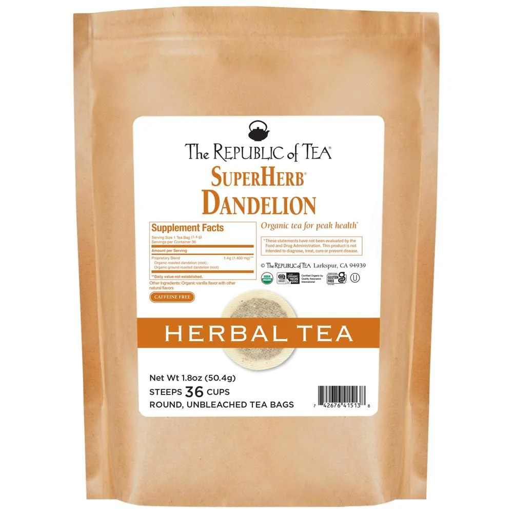 Organic Dandelion SuperHerb® Tea Bags - Image 8