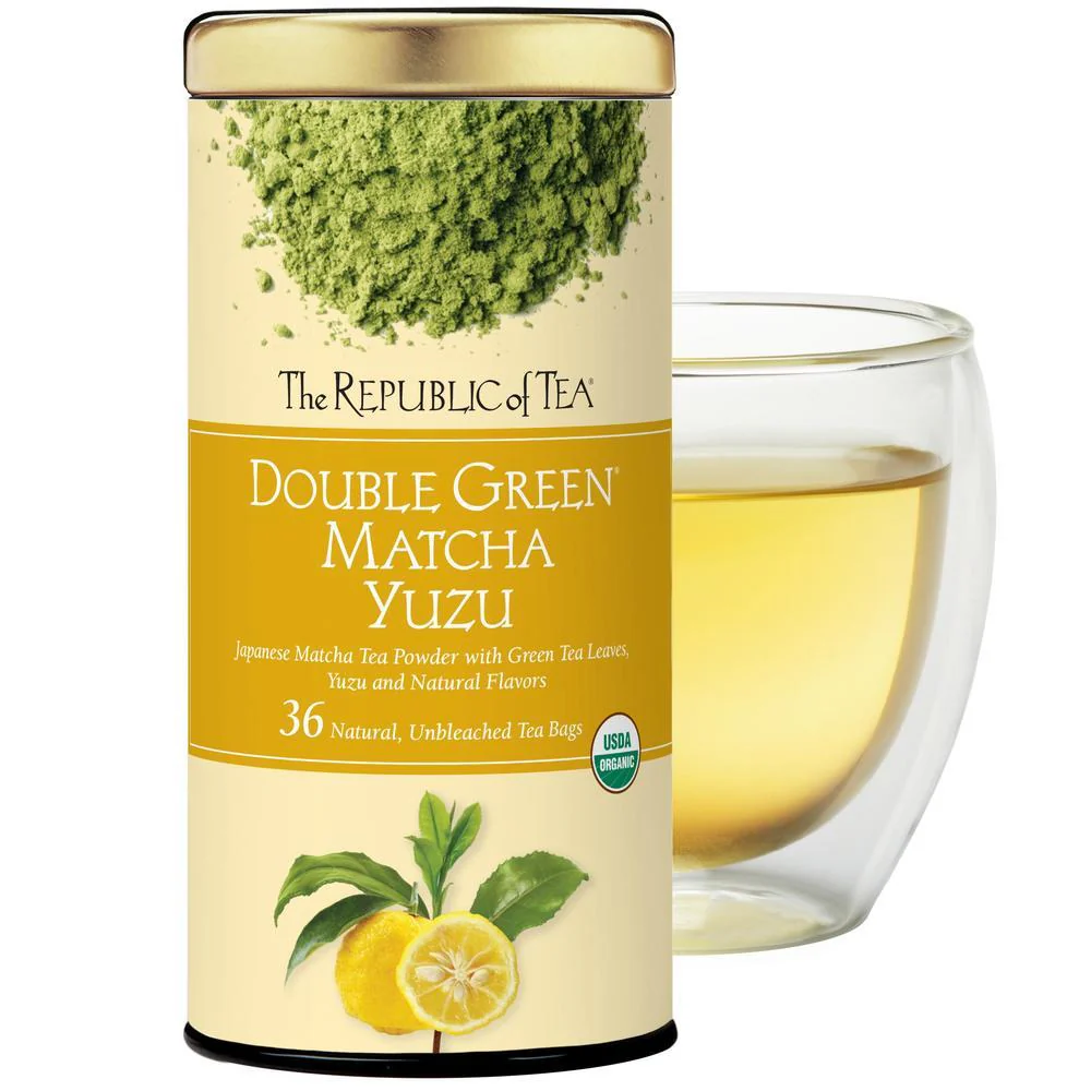 Organic Double Green® Matcha Yuzu Tea Bags - Image 2