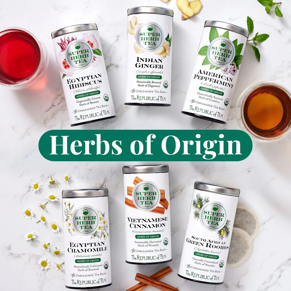 Organic Egyptian Chamomile SuperHerb® Herbs of Origin Tea Bags - Image 6