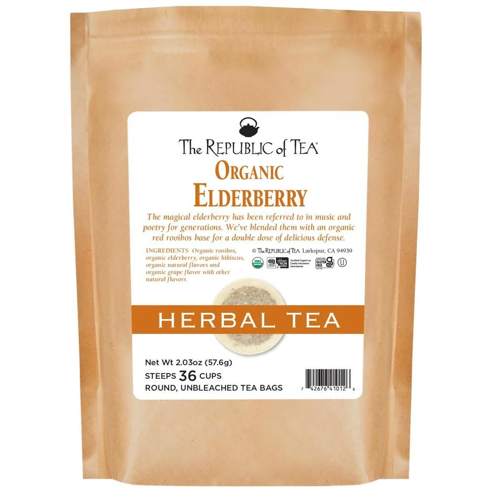 Organic Elderberry Red Tea Bags - Image 3