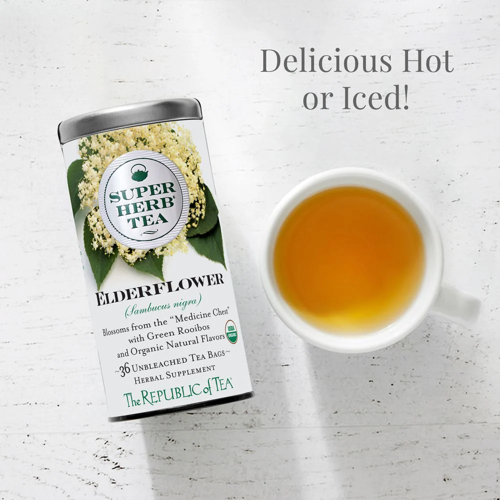Organic Elderflower SuperHerb® Tea Bags - Image 3
