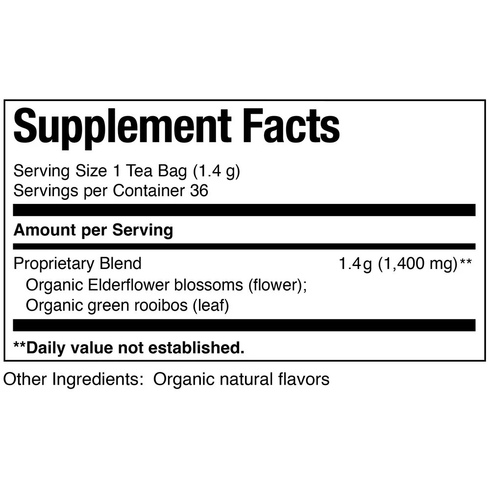 Organic Elderflower SuperHerb® Tea Bags - Image 4
