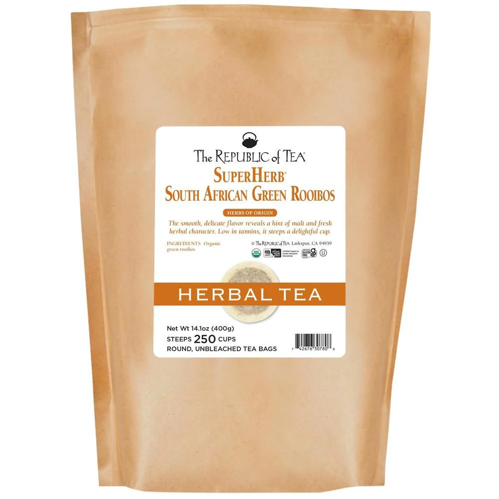 Organic South African Green Rooibos SuperHerb® Herbs of Origin Tea Bags - Image 9