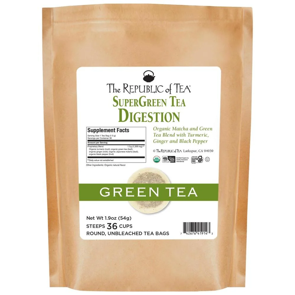Organic Digestion SuperGreen Tea Bags - Image 5